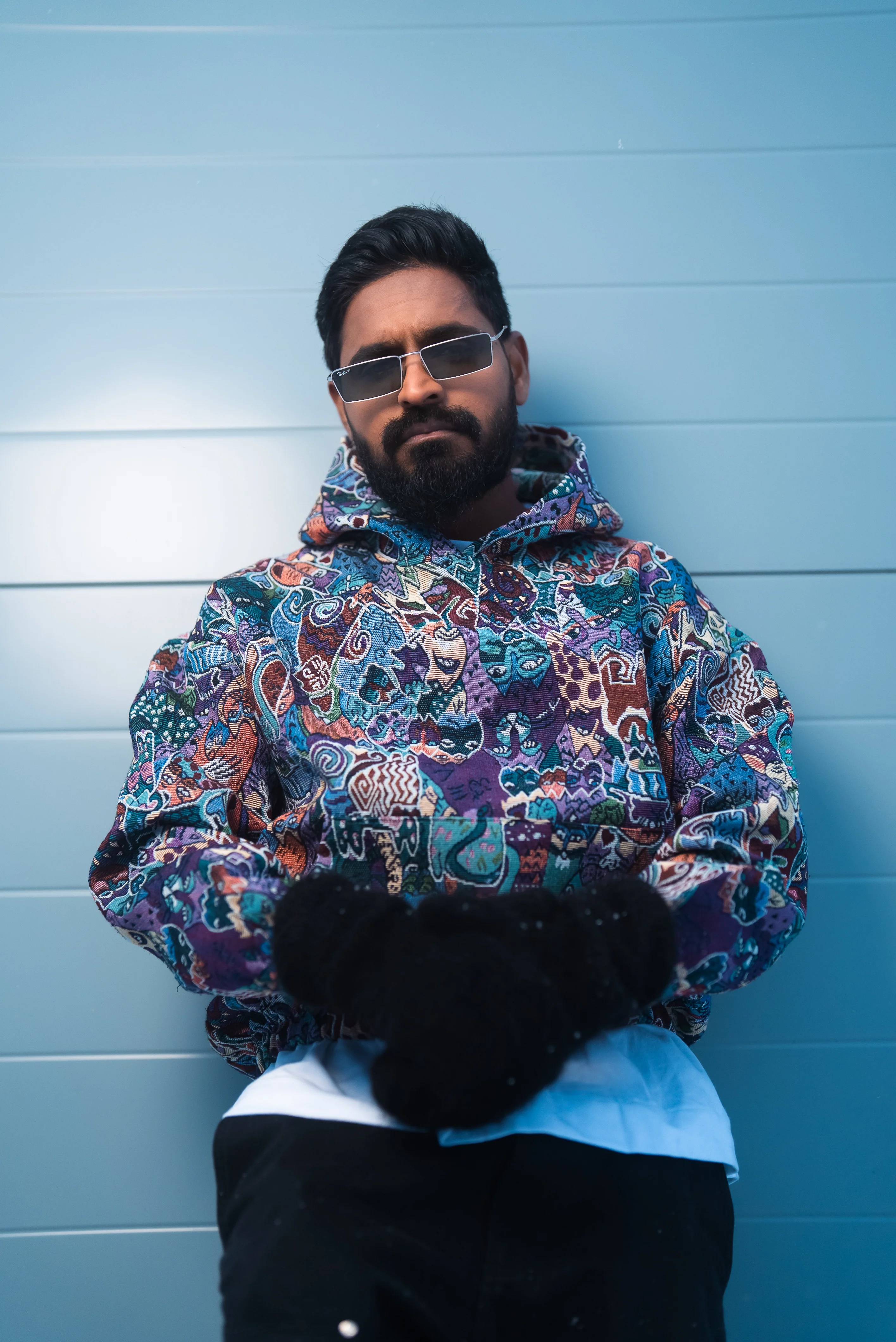 DRVN "SCRIBBLED FURY " JACQUARD HOODIE - Image 12