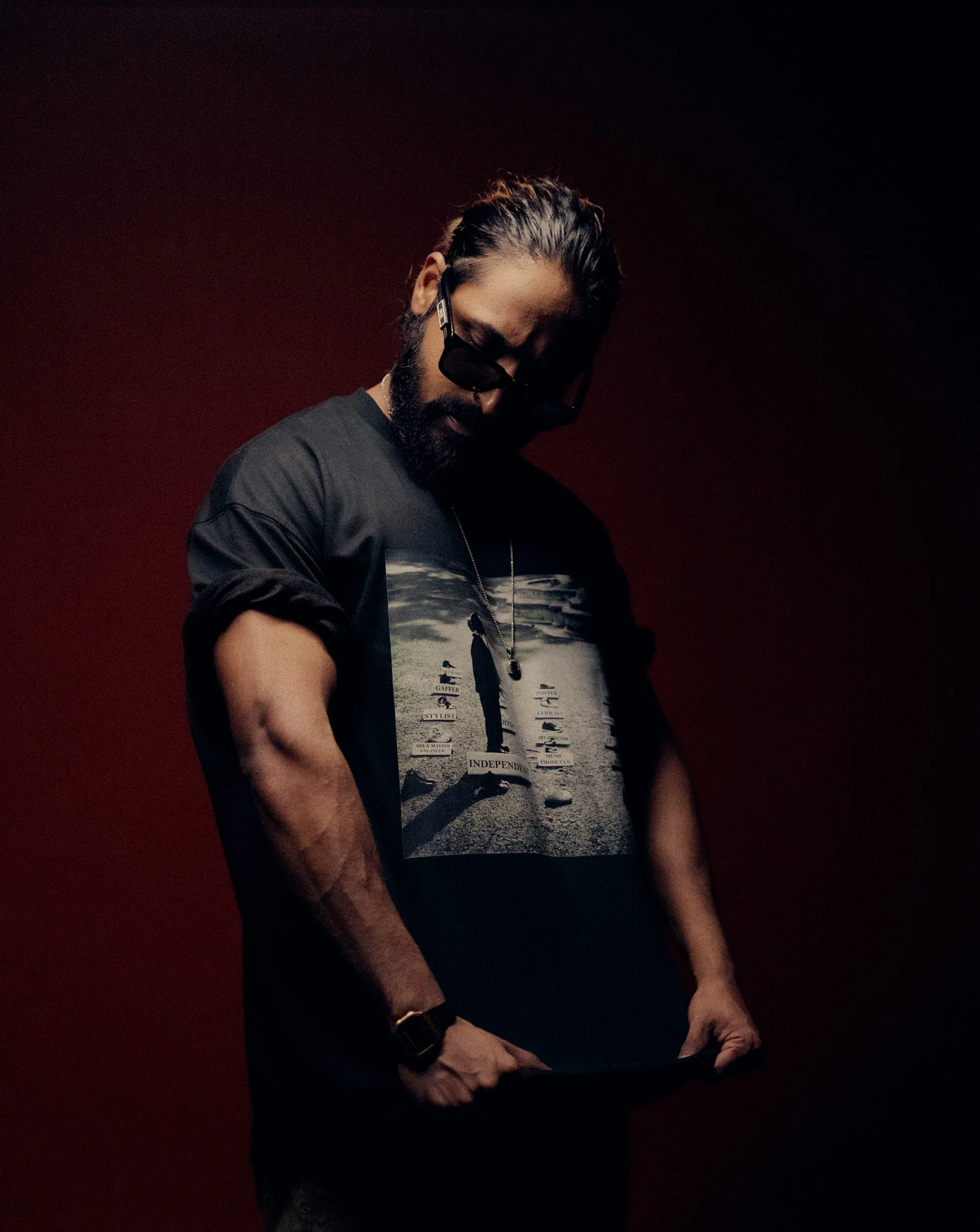 EB INDEPENDENT album cover BLACK T SHIRT - Image 5