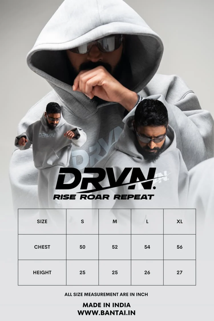 13/11 QUANTUM DRVN HOODIE (grey) - Image 7